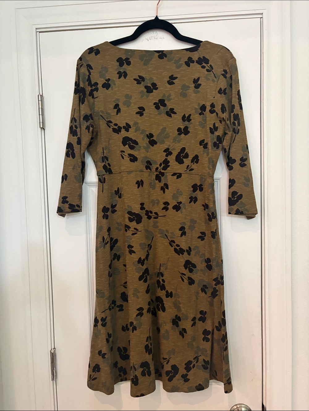 Toad&Co Women's Rosalinda Dress — Gourd Floral / Ikat Print Sz M - Picture 8 of 8